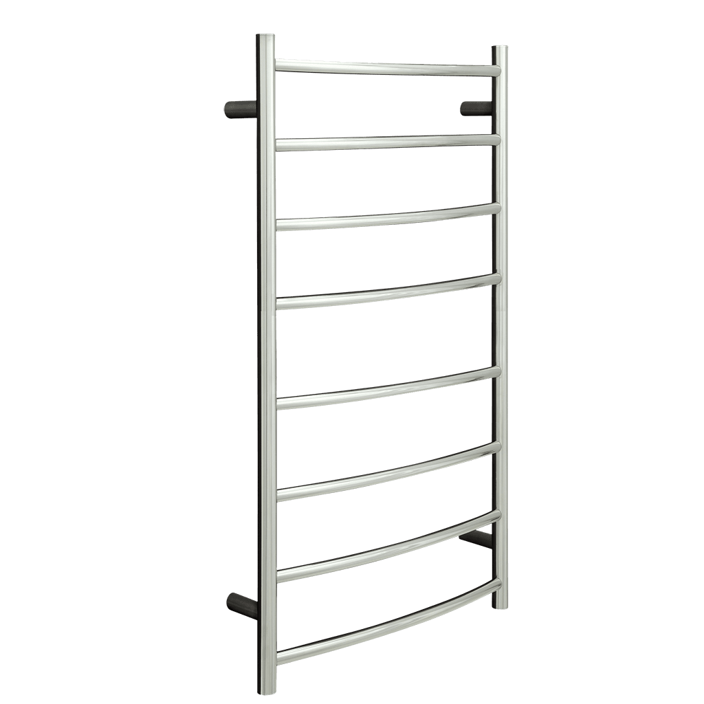 Thermorail Curved/Round SS Heated Towel Rail W530xH1120xD150 / 8 Bars