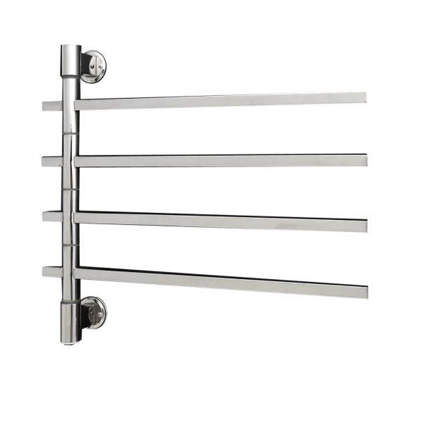 Thermorail Stainless Steel Swivel Square Profile Heated Towel Rail