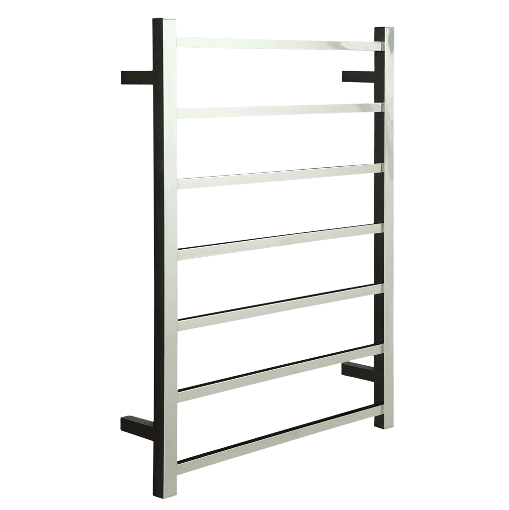 Thermorail Straight/Square SS Heated Towel Rail W600xH800xD120 / 7